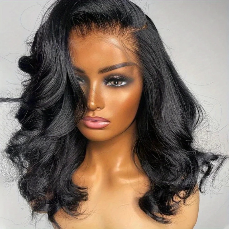 Glueless Wear And Go Human Hair Wig - Короткий парик-боб из натуральных волос с