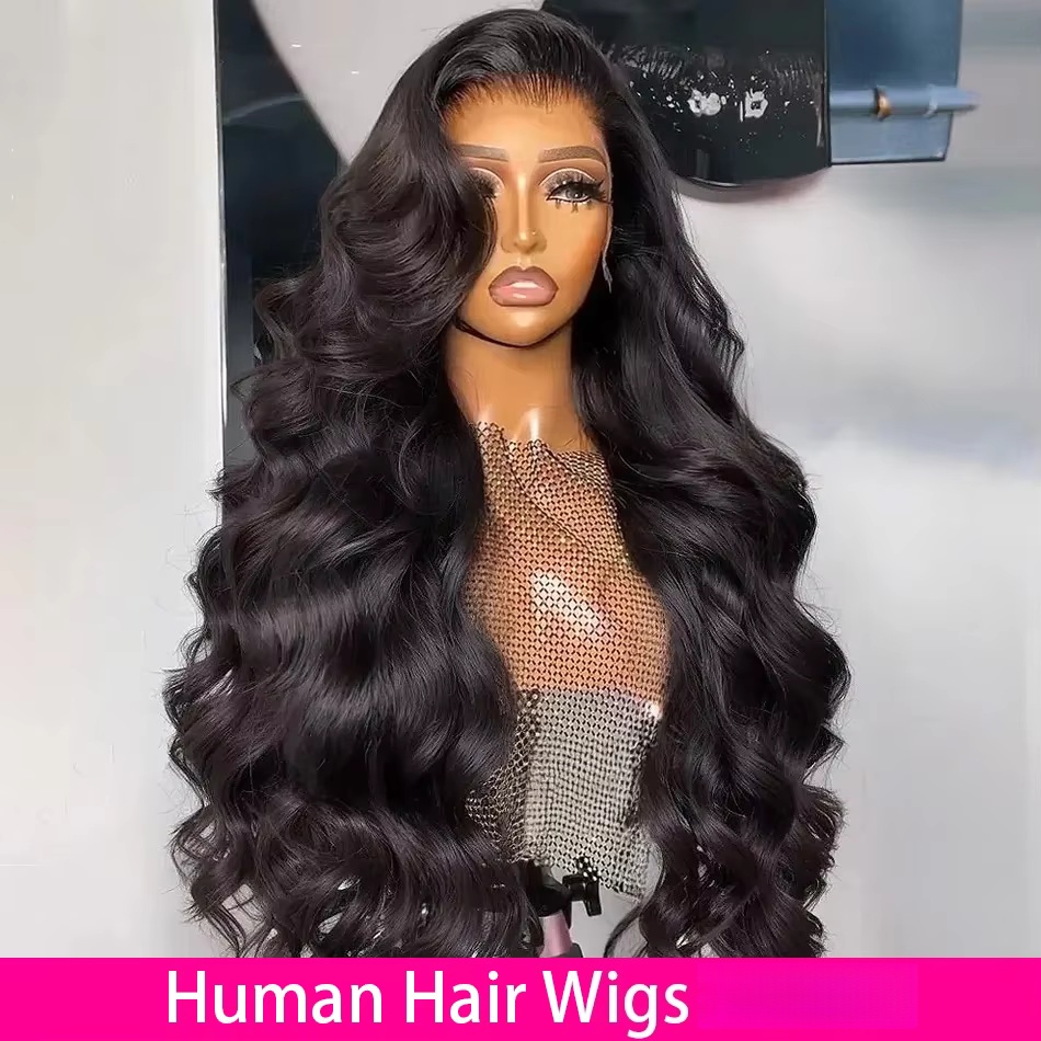 Hd Lace Frontal Wig Human Hair Pre Plucked - 40-дюймовые парики из натуральных волос с