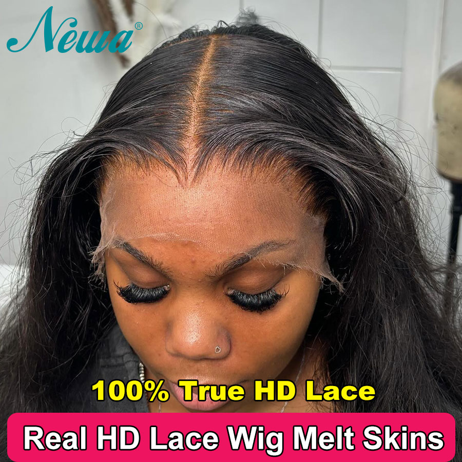 Hd Lace Frontal Wig Human Hair Pre Plucked - Парик женский ультратонкий из натуральных волос,