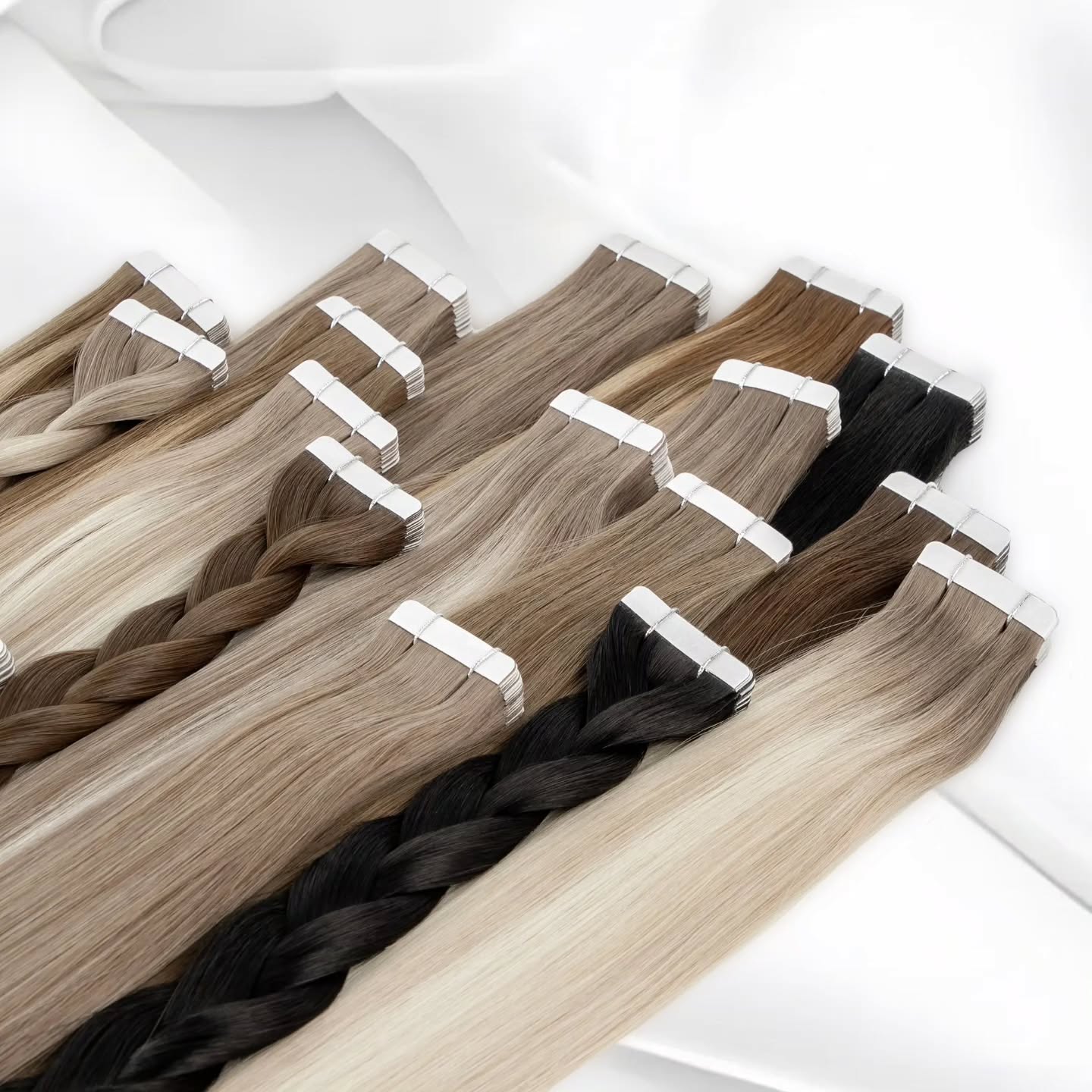 Invisible Tape In Extensions Real Hair - 100% натуральные волосы Remy, прямые, на