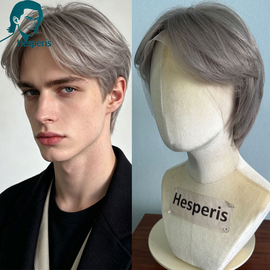 Мужской парик Hesperis Brazili – обзор и цена Pre Parted 13X4 Lace Front Bob Wig