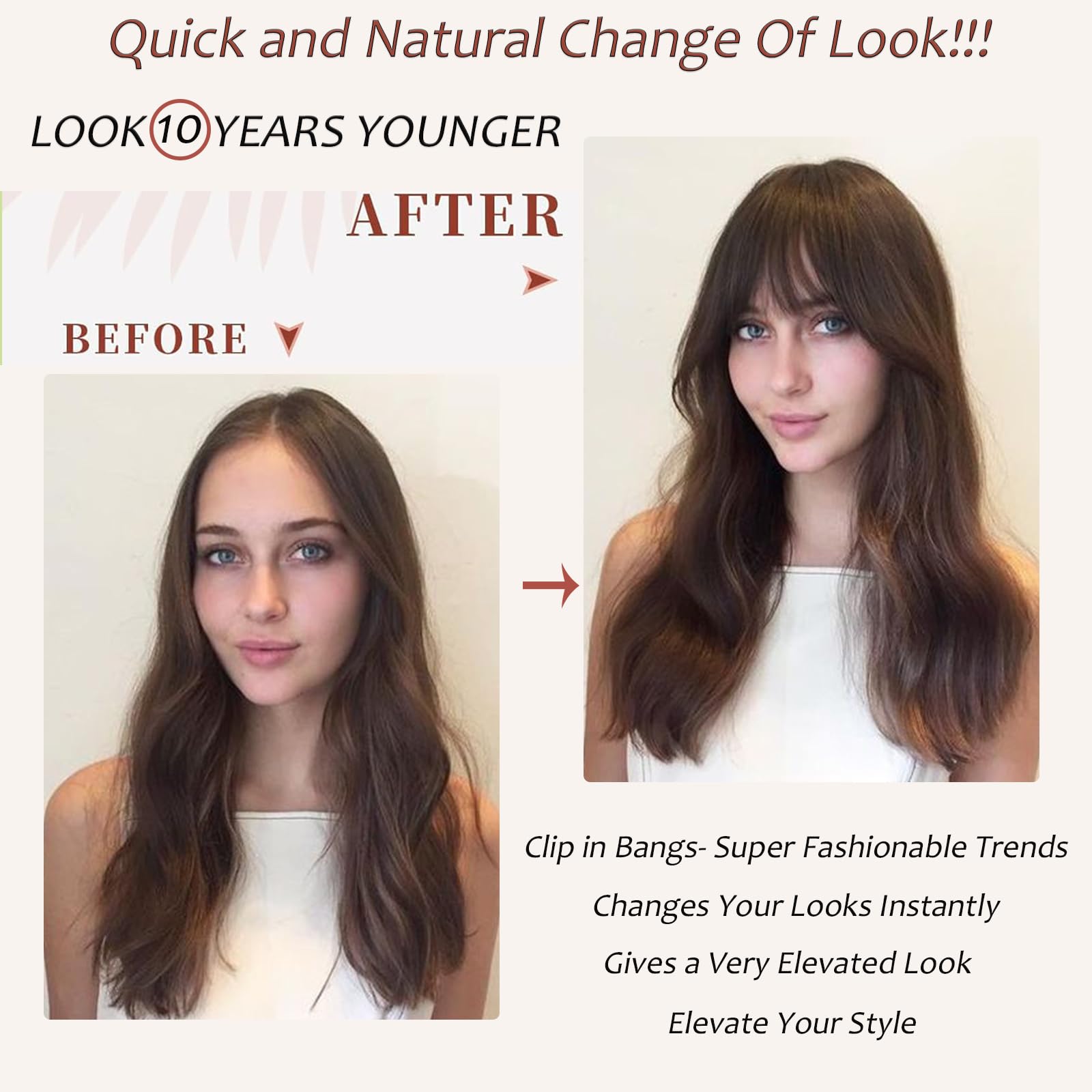 100% челка из натуральных воло – обзор и цена Seamless Clip In Hair Extensions Human Hair