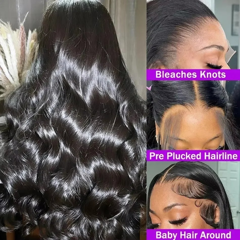 40-дюймовые парики из натураль – обзор и цена Hd Lace Frontal Wig Human Hair Pre Plucked