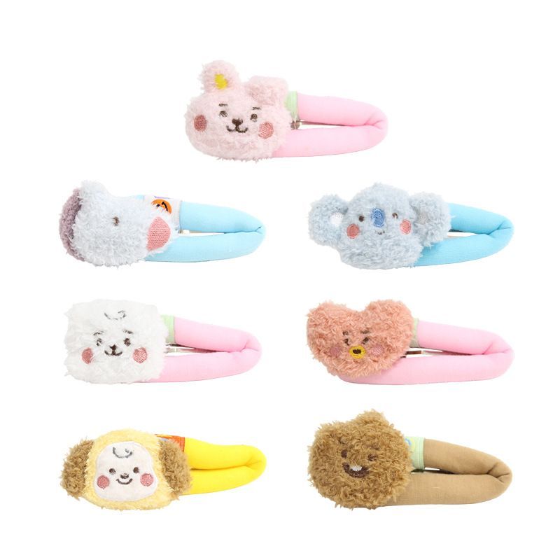 Заколка для волос BT21 в виде  – обзор и цена Hair Bundles