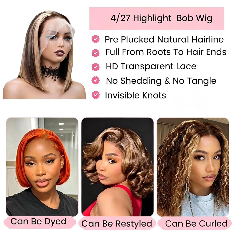 Парик-каре из натуральных воло – обзор и цена Glueless Wear And Go Human Hair Wig