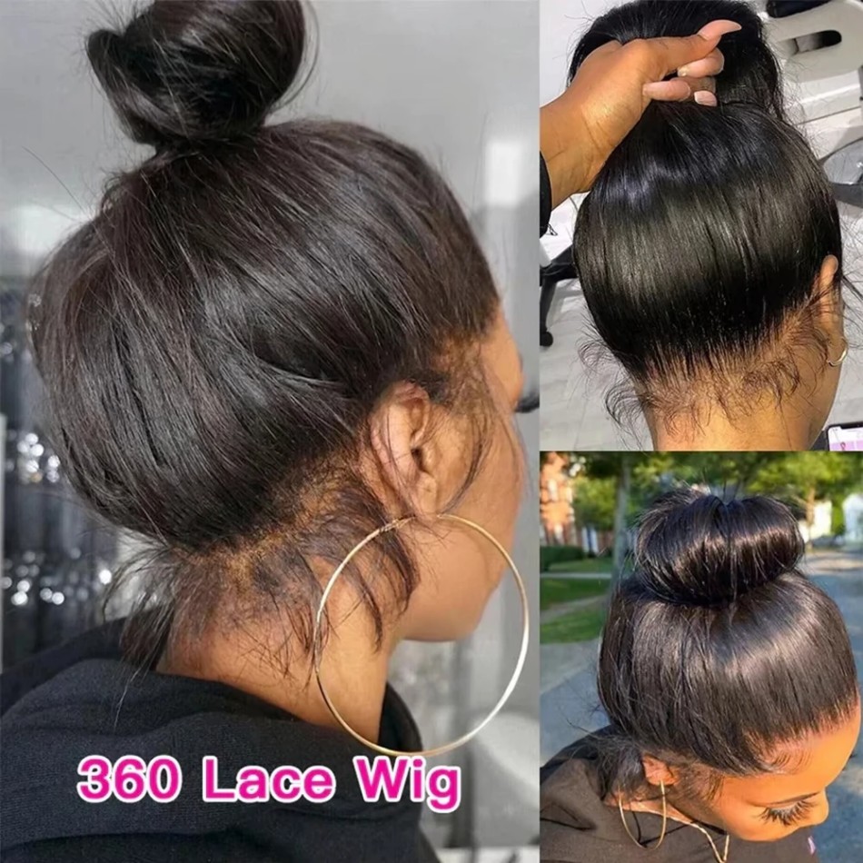 Парик 360 Full Lace из натурал – обзор и цена Hd Lace Frontal Wig Human Hair Pre Plucked