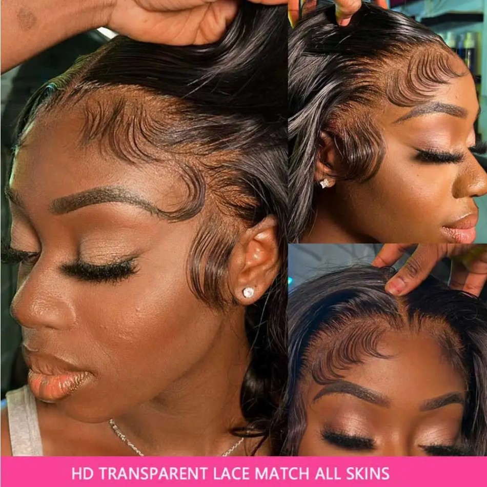 Парик 360 Full Lace из натурал – обзор и цена Hd Lace Frontal Wig Human Hair Pre Plucked