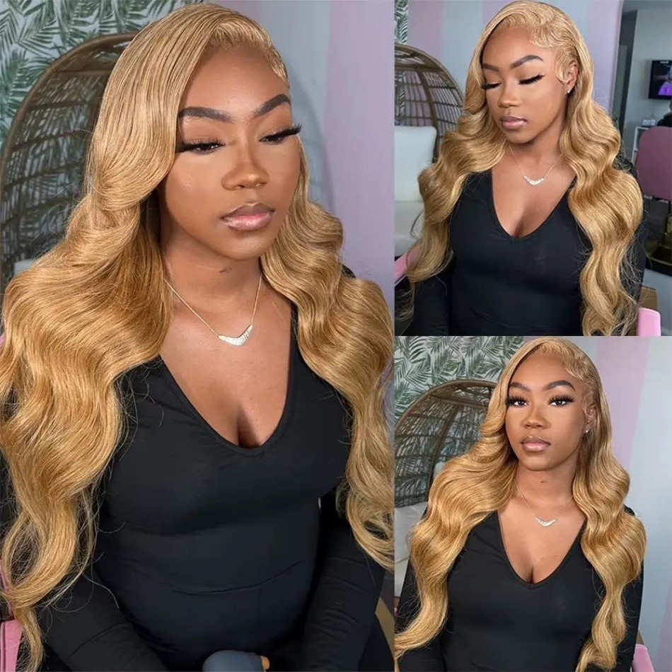 Парик медово-русы, волнистая т – обзор и цена Hd Lace Frontal Wig Human Hair Pre Plucked