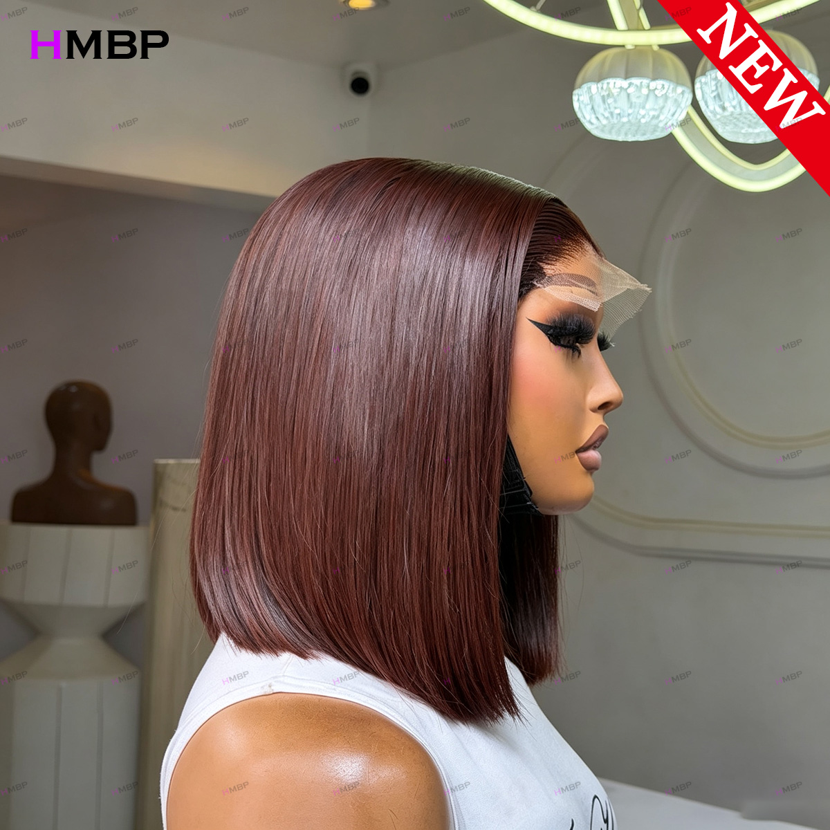 # 33 Темно-коричневый прямой п – обзор и цена Lace Front Wigs