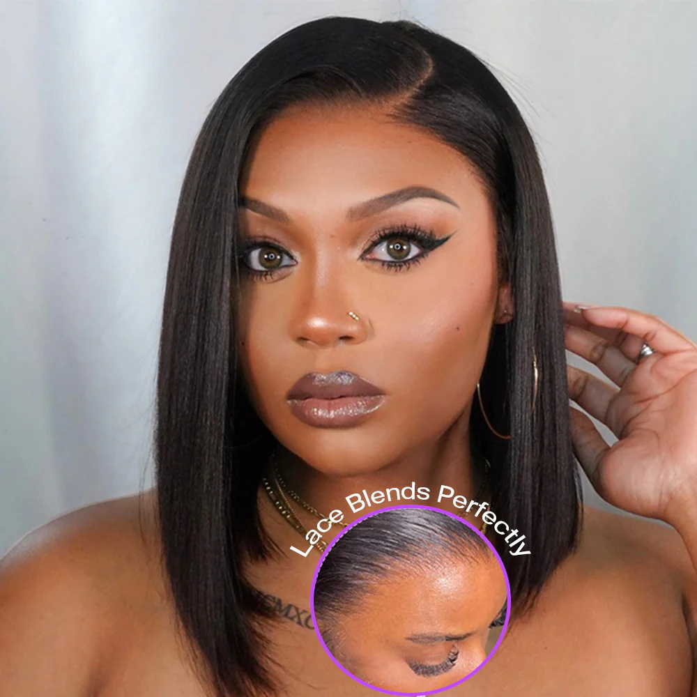 Прямые парики-каре без клея из – обзор и цена Glueless Wear And Go Human Hair Wig