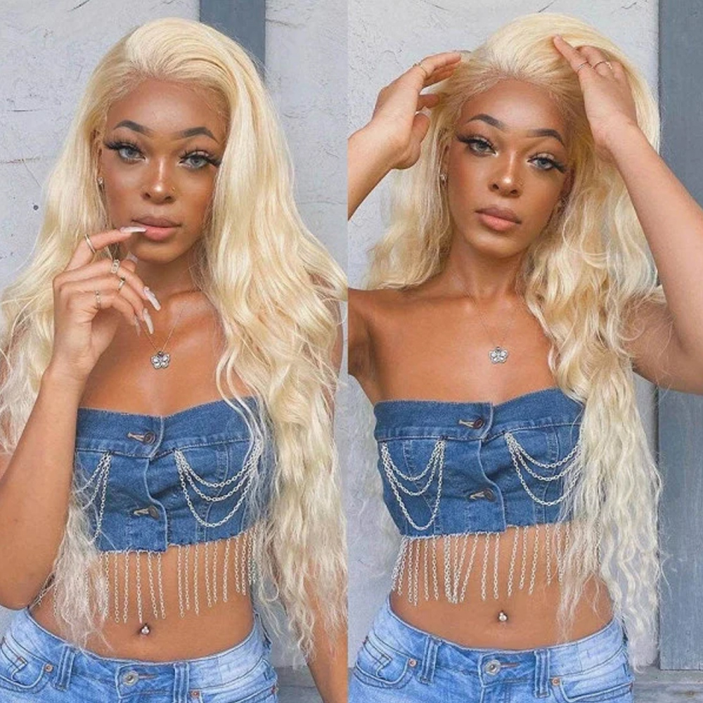 Невидимая шнуровка, парик из н – обзор и цена 613 Blonde Body Wave Lace Front Wig