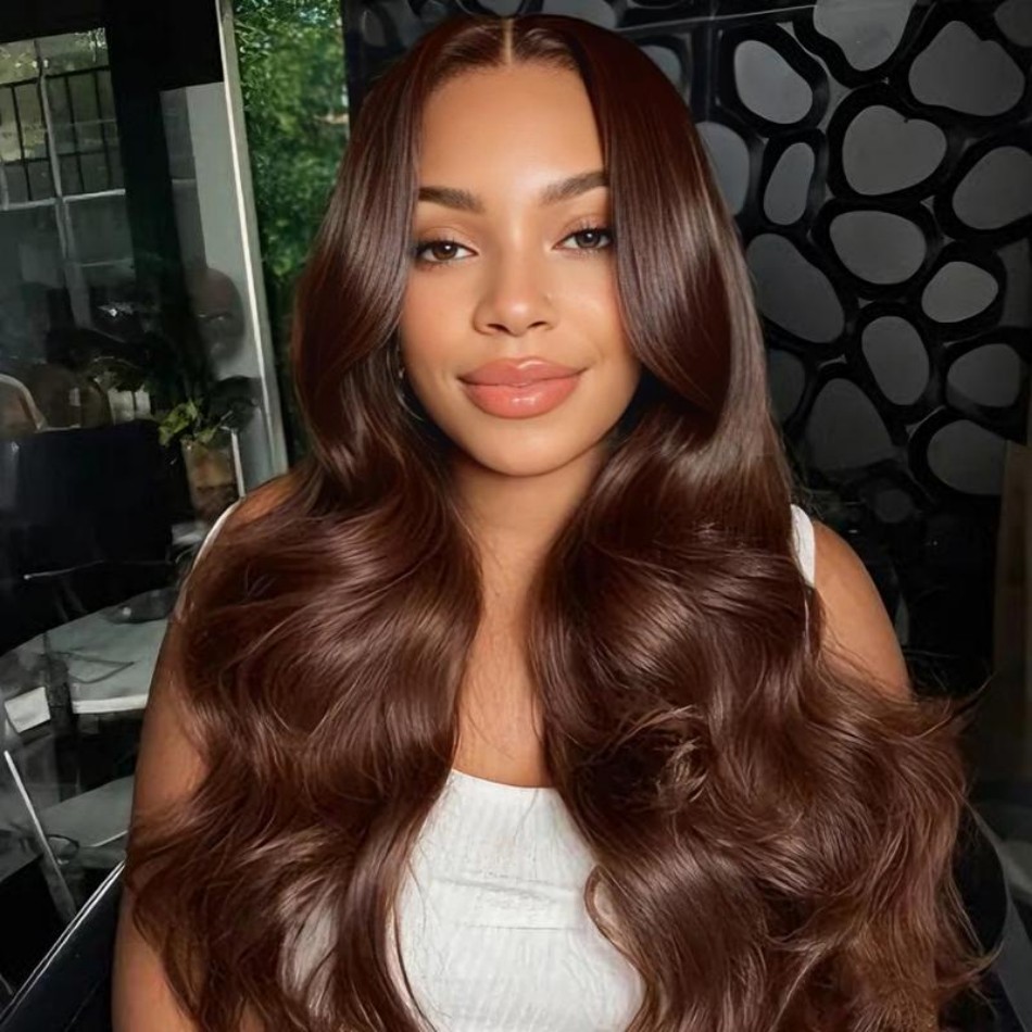 Шоколадно-коричневый парик с в – обзор и цена Hd Lace Frontal Wig Human Hair Pre Plucked